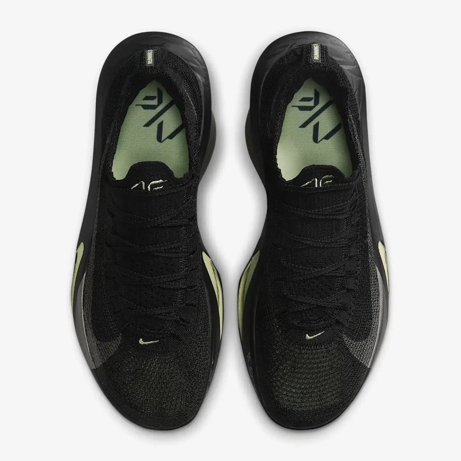 Tênis de Corrida Nike Air Zoom Alphafly 3 Black Olive Par Visto por Cima