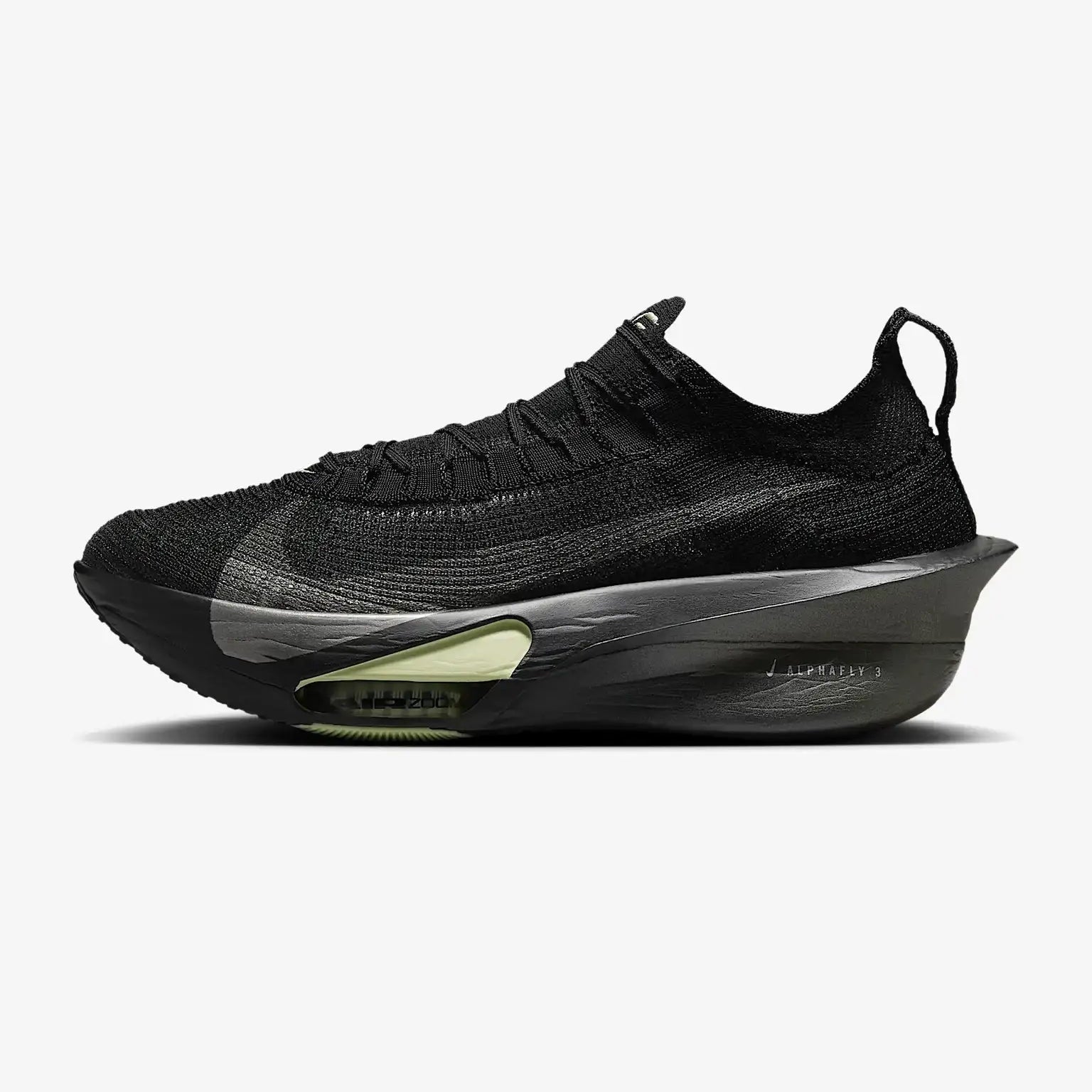 Tênis de Corrida Nike Air Zoom Alphafly 3 Black Olive Parte Lateral Esquerda