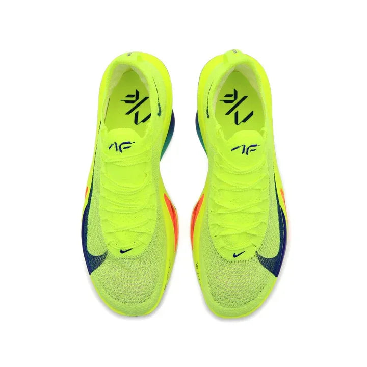 Tênis de Corrida Nike Air Alphafly 3 Volt Par Visto por Cima