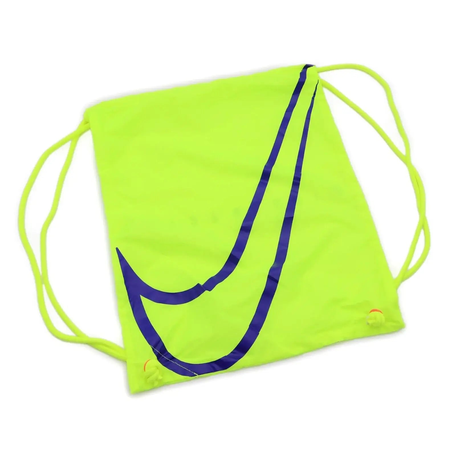 Tênis de Corrida Nike Air Alphafly 3 Volt Sacolinha Verde com Logo da Nike Azul