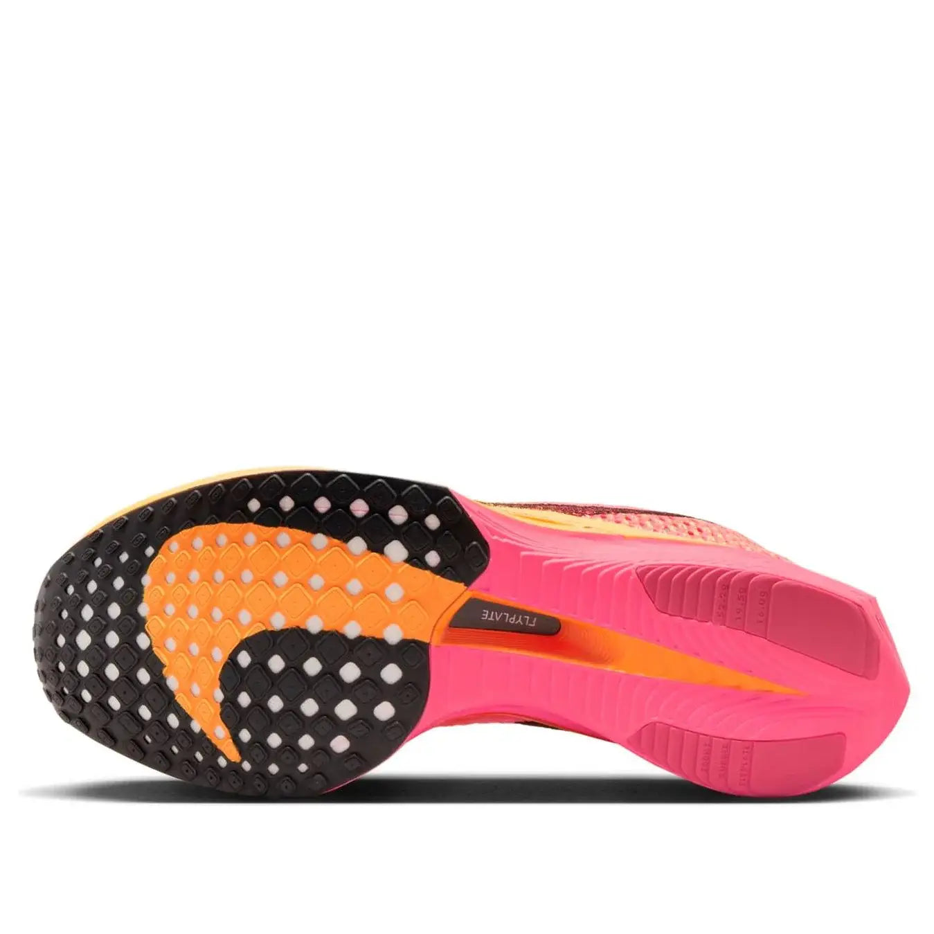 Nike Air Zoom Vaporfly 3 Hyper Pink Parte do Solado com Placa de Carbono