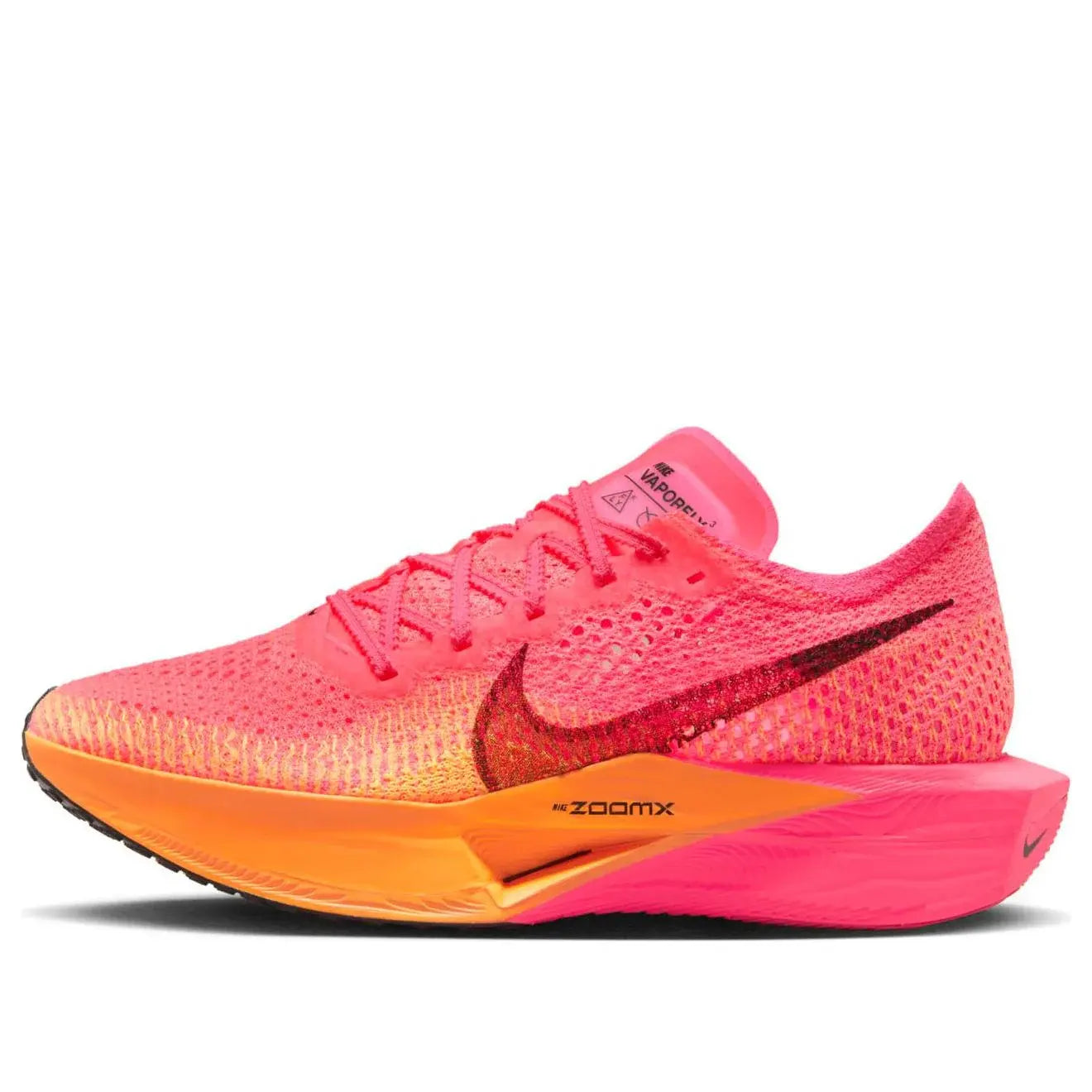 Nike Air Zoom Vaporfly 3 Hyper Pink Parte Lateral Esquerda