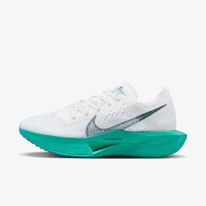 Tênis de Corrida Nike Air Zoom Vaporfly NEXT% 3  White Jade Ice Parte Lateral Esquerda