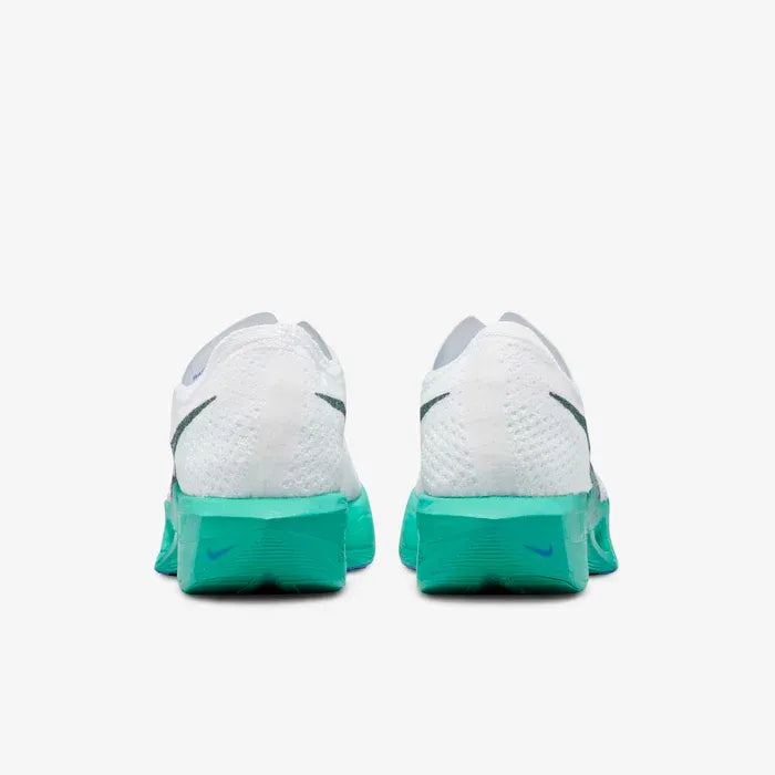 Tênis de Corrida Nike Air Zoom Vaporfly NEXT% 3  White Jade Ice Parte Traseira