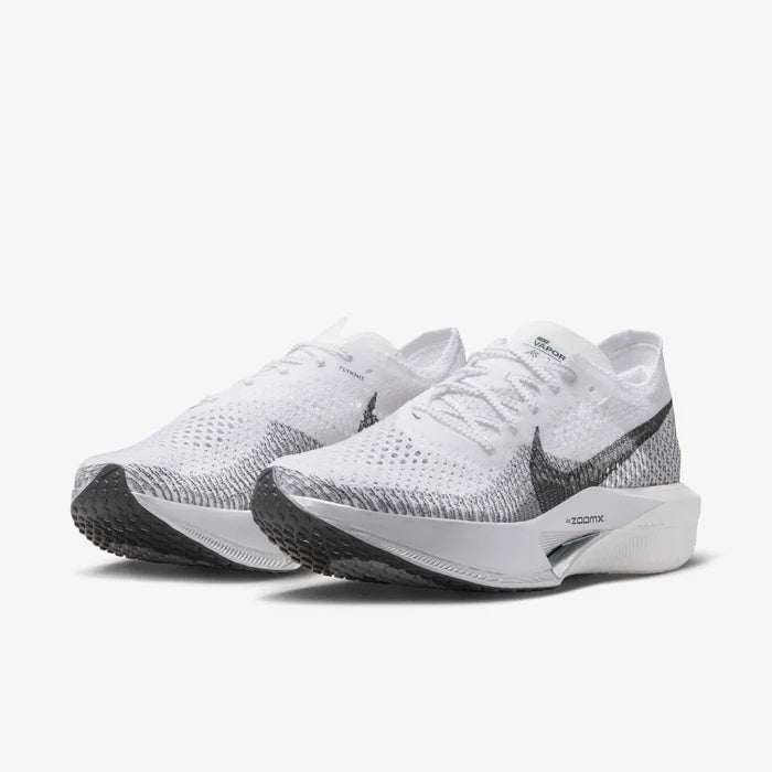 Tênis de Corrida Nike Air Zoom Vaporfly NEXT% 3 White Particle Grey Par Visto de Frente
