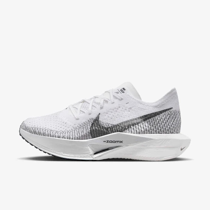 Tênis de Corrida Nike Air Zoom Vaporfly NEXT% 3 White Particle Grey Parte Lateral Esquerda