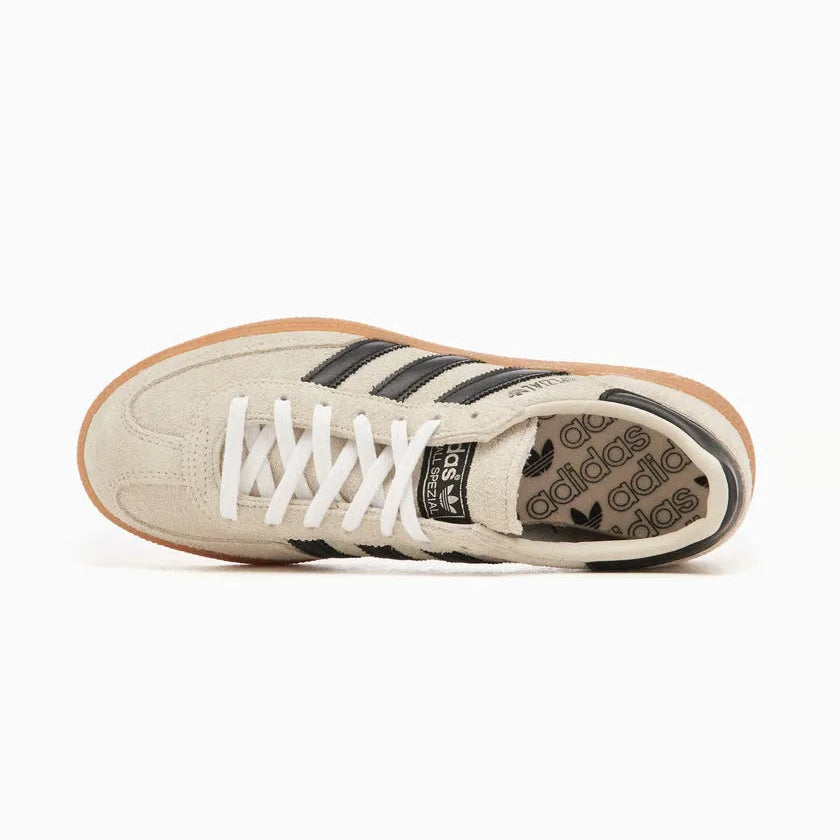 Tênis Cinza Adidas Handball Spezial Aluminium Parte do Cabedal Visto por Cima