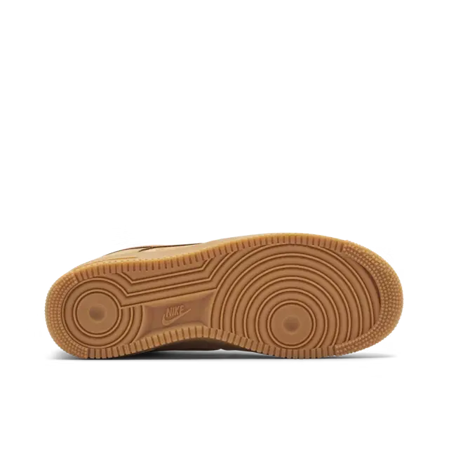 Tênis Marrom Nike Air Force 1 Low SP Supreme Wheat Parte do Solado Marrom