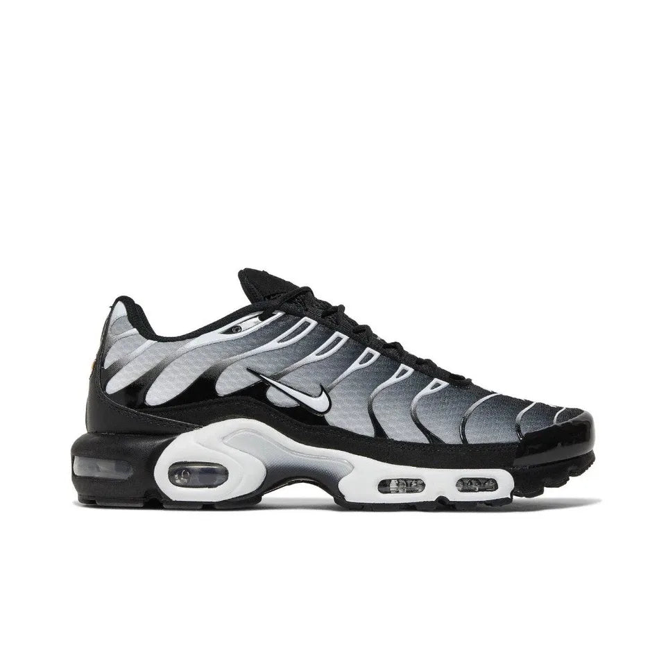 Nike Air Max Tn Black Metallic Silver Parte Lateral Direita