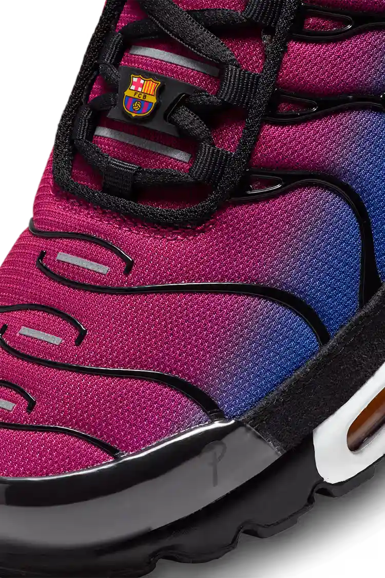 Nike Air Max TN Plus FC Barcelona Parte Frontal em Detalhes