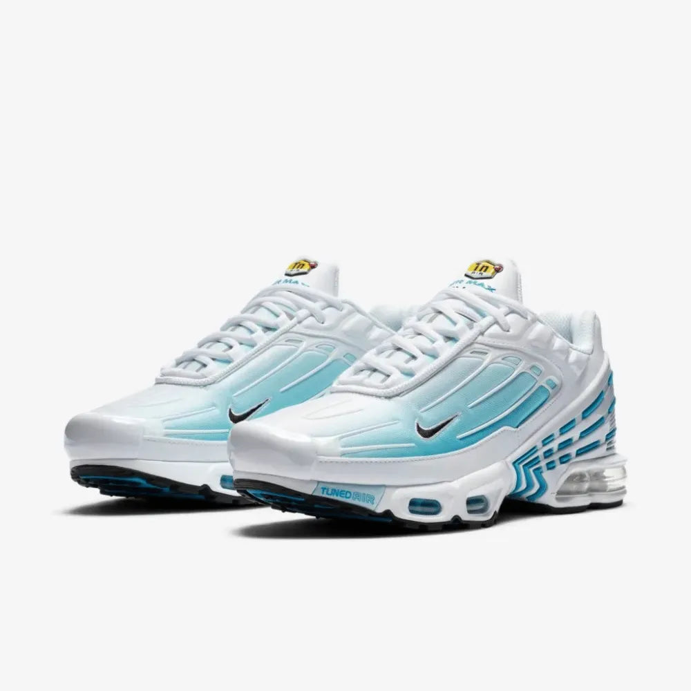 Air Max Plus 3 Laser Blue Par Visto de Frente