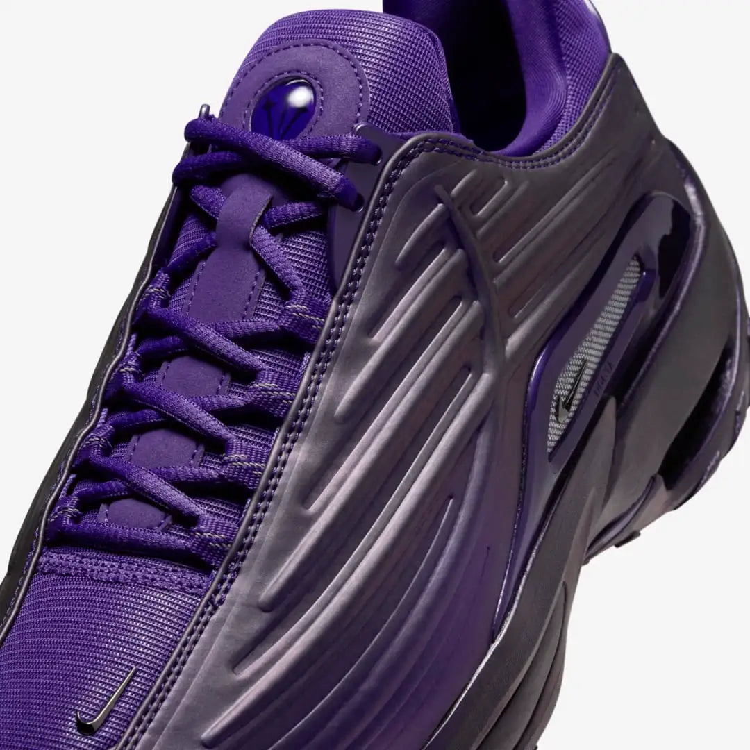 Nike x Nocta Hot Step 2 Eggplant Parte Frontal em Detalhes