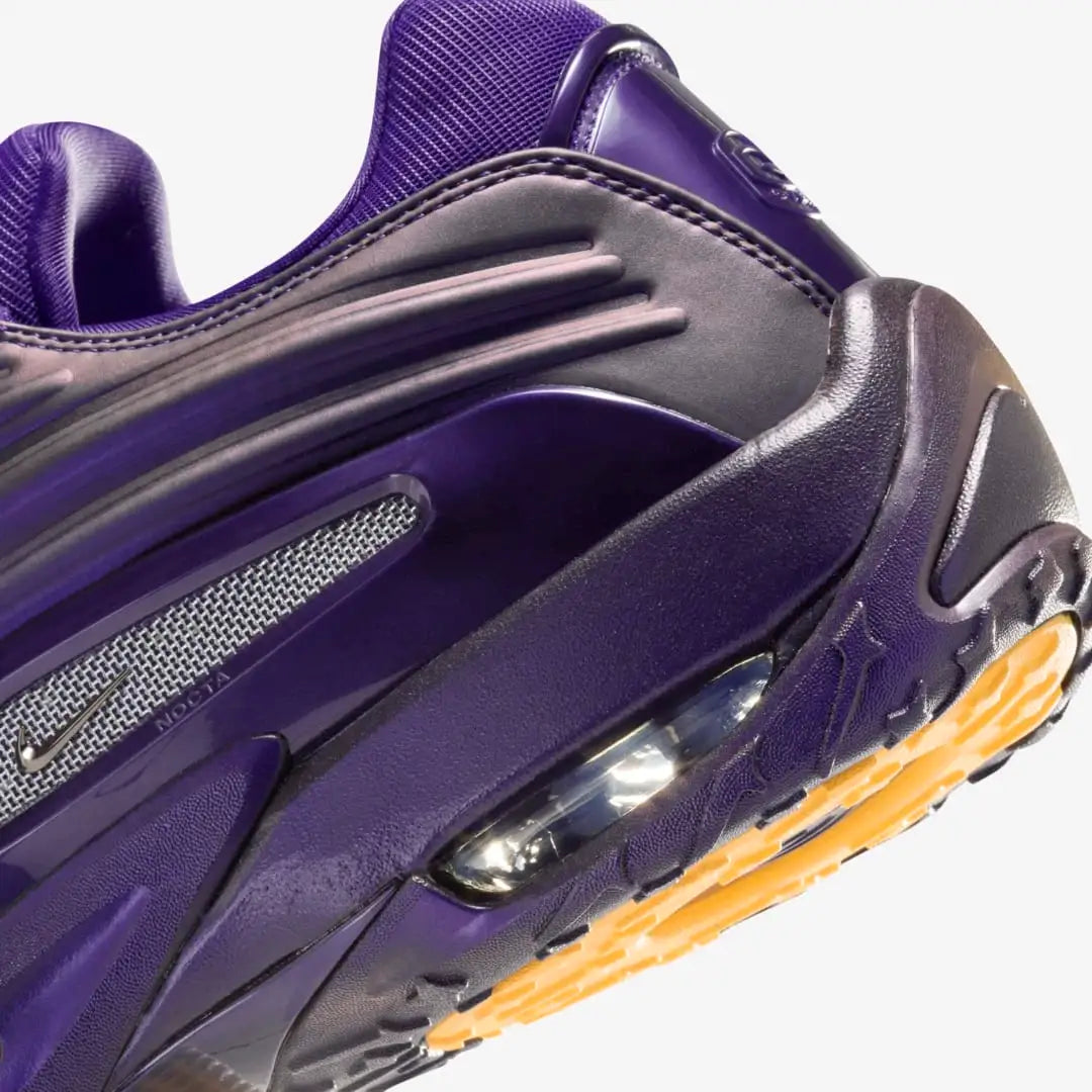 Nike x Nocta Hot Step 2 Eggplant Parte Traseira em Detalhes