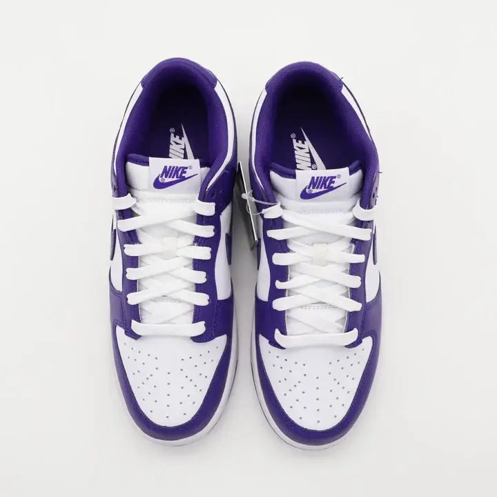 Tenis Roxo Nike Dunk Low Court Purple Visto Por Cima