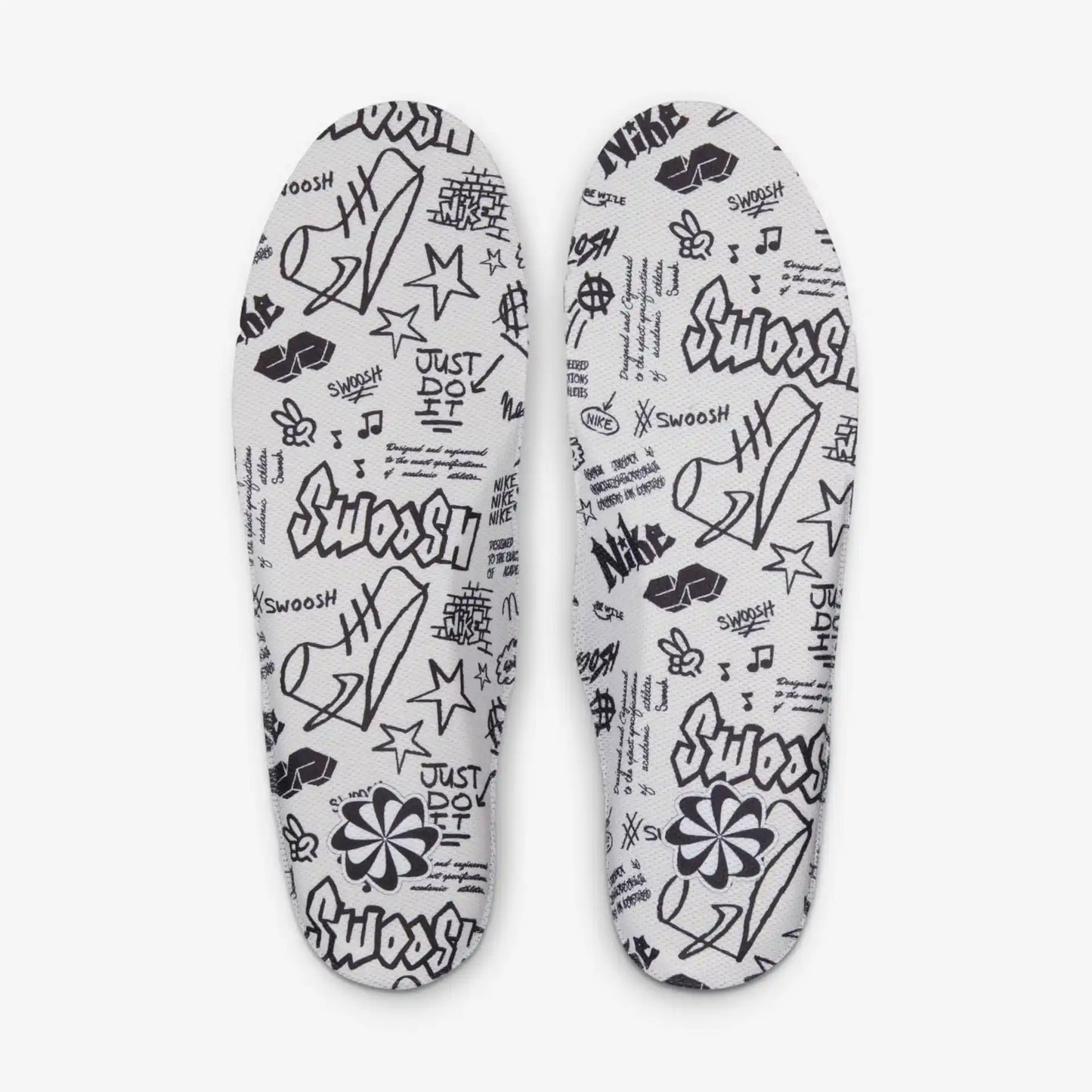 Tênis Nike Verde Masculino Air Force 1 Low Notebook Doodle Palmilha Branca Desenhada