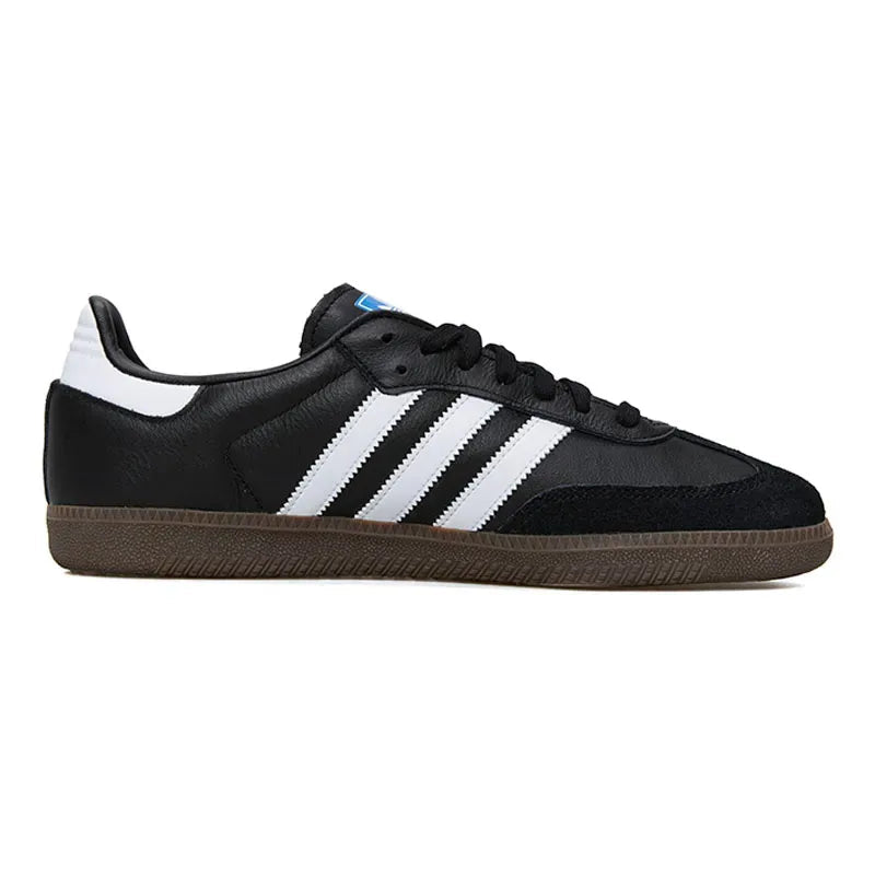 Tênis Preto Adidas Samba Black White Parte Lateral Direita