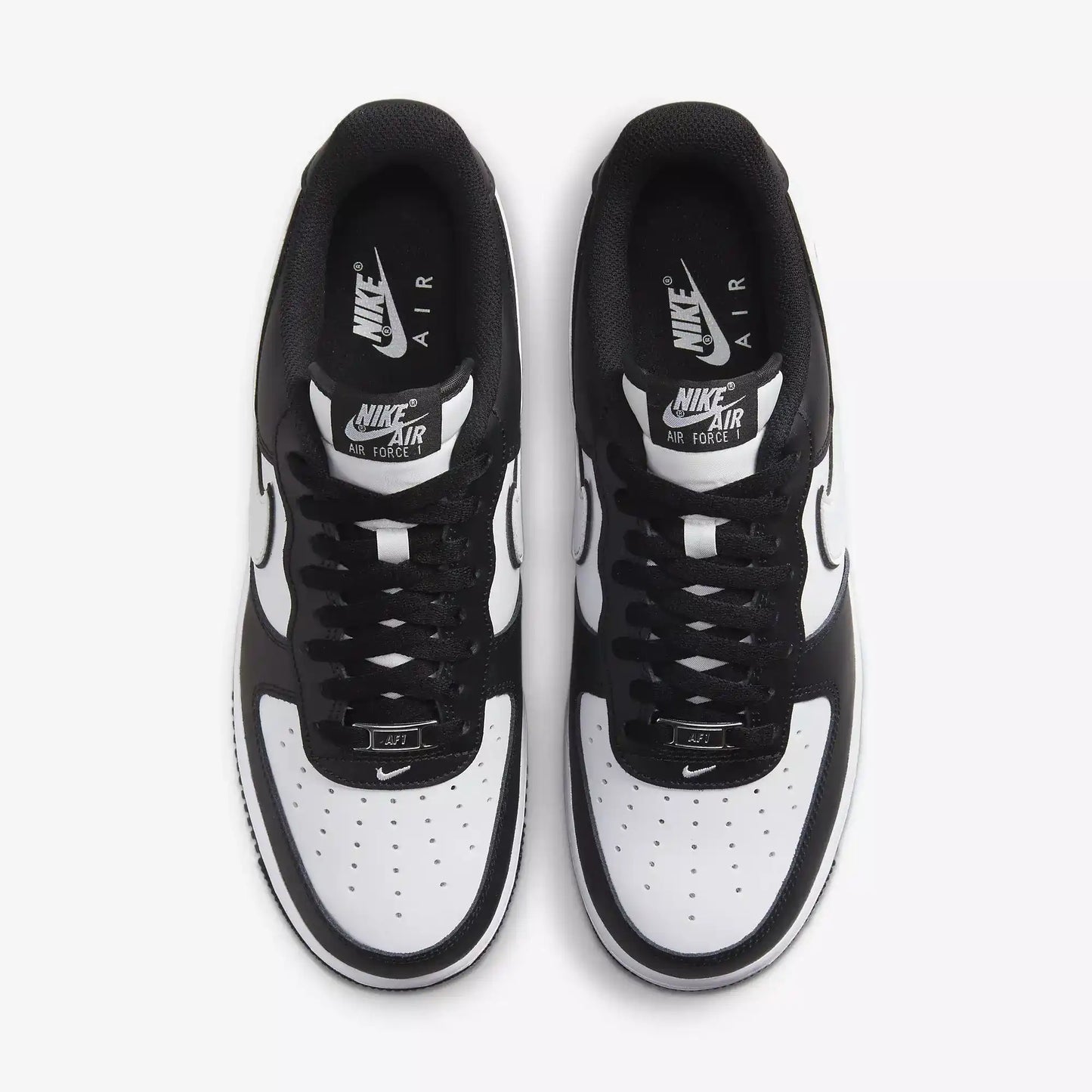 Tênis Preto com Branco Nike Air Force 1 Panda Parte por Cima
