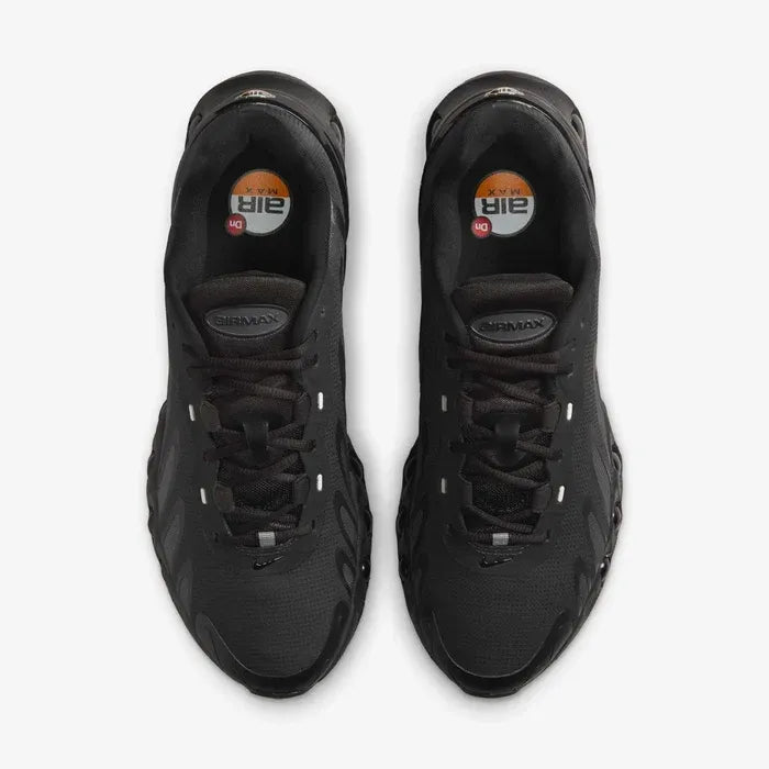 Tênis Preto Masculino Nike Air Max Dn8 Black Anthracite Par Visto Por Cima