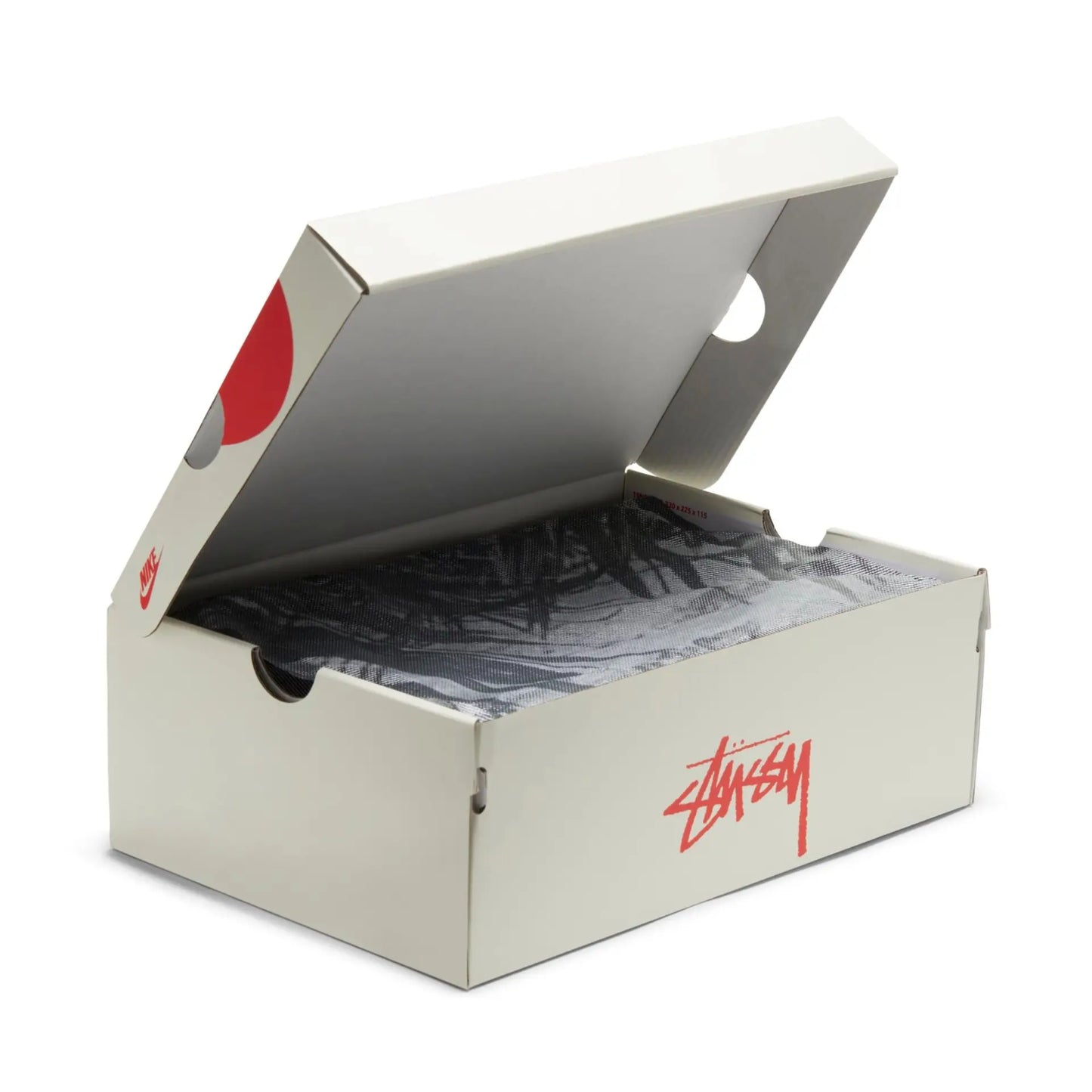 Tênis Preto Nike Masculino Air Force 1 Stussy Black Caixa Bege Stussy 