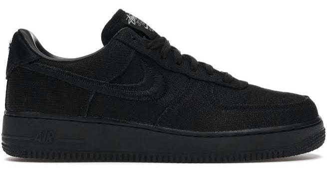 Tênis Preto Masculino Nike Air Force 1 Stussy Black Capa do Produto