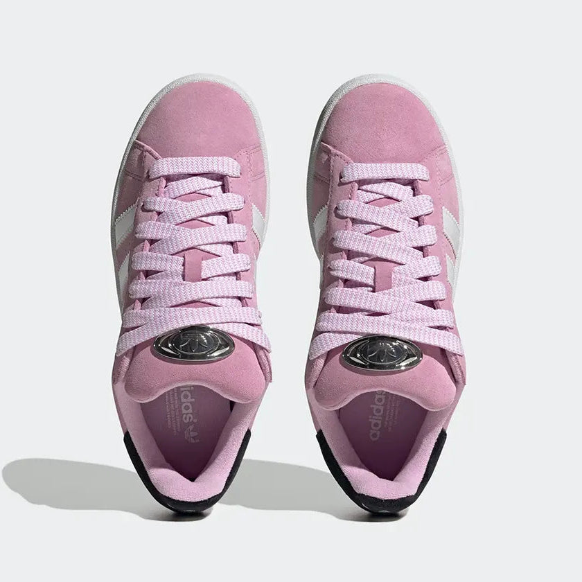 Tênis Rosa Adidas Campus 00s Bliss Lilac Par Visto por Cima