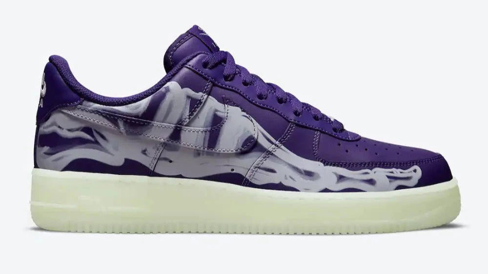 Tênis Roxo Nike Air Force 1 Skeleton Purple Capa do Produto