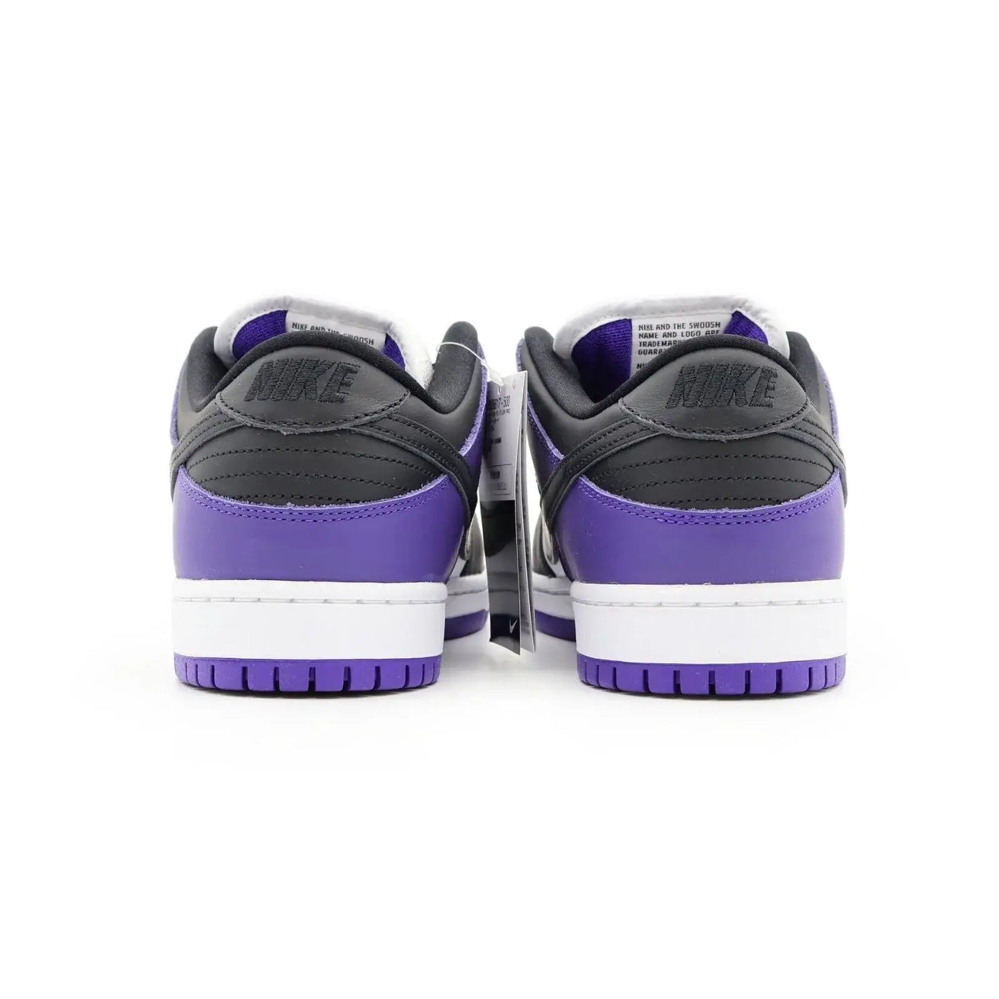 Tenis Roxo Nike Dunk Low Court Purple Parte de Tras