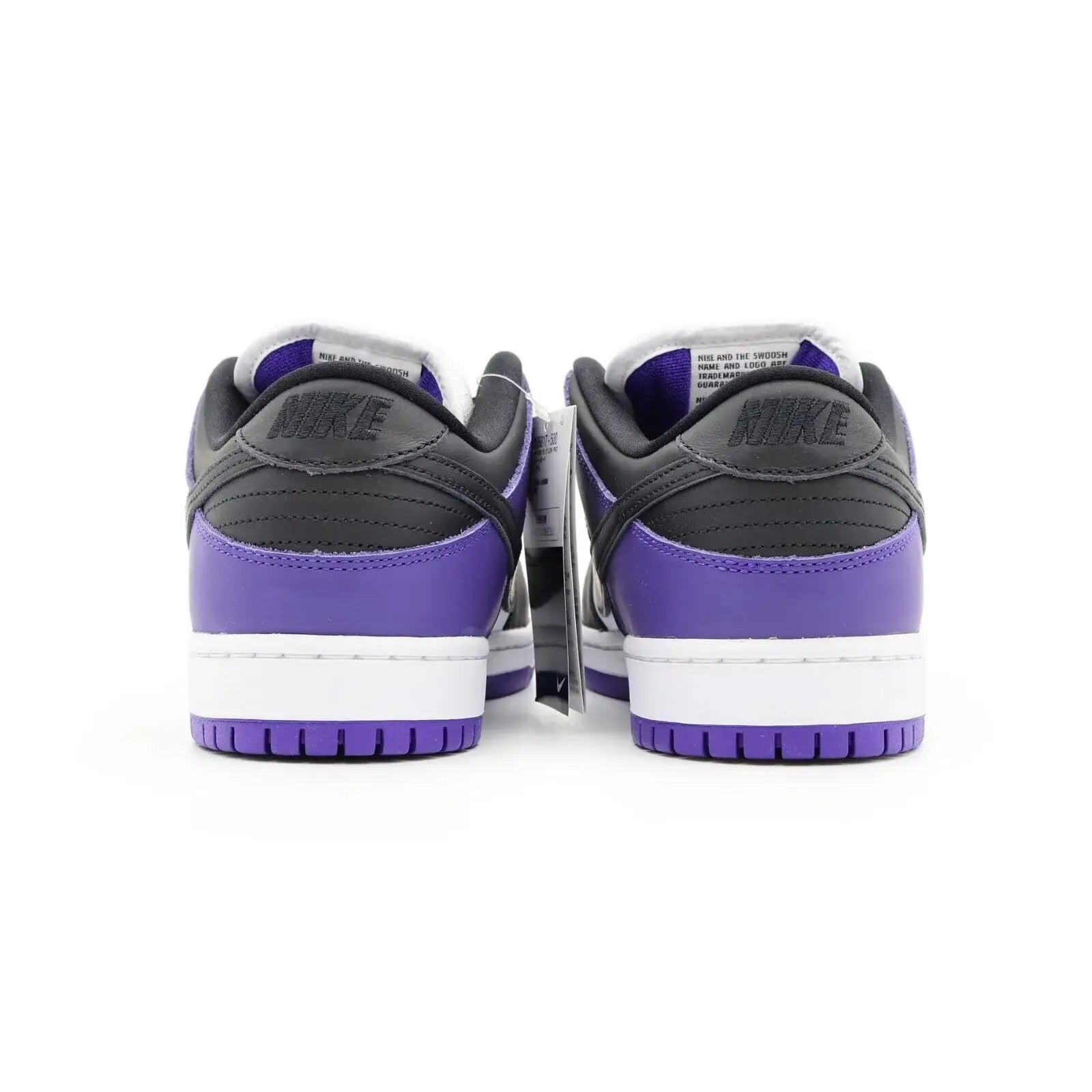 Tenis Roxo Nike Dunk Low Court Purple Parte de Tras