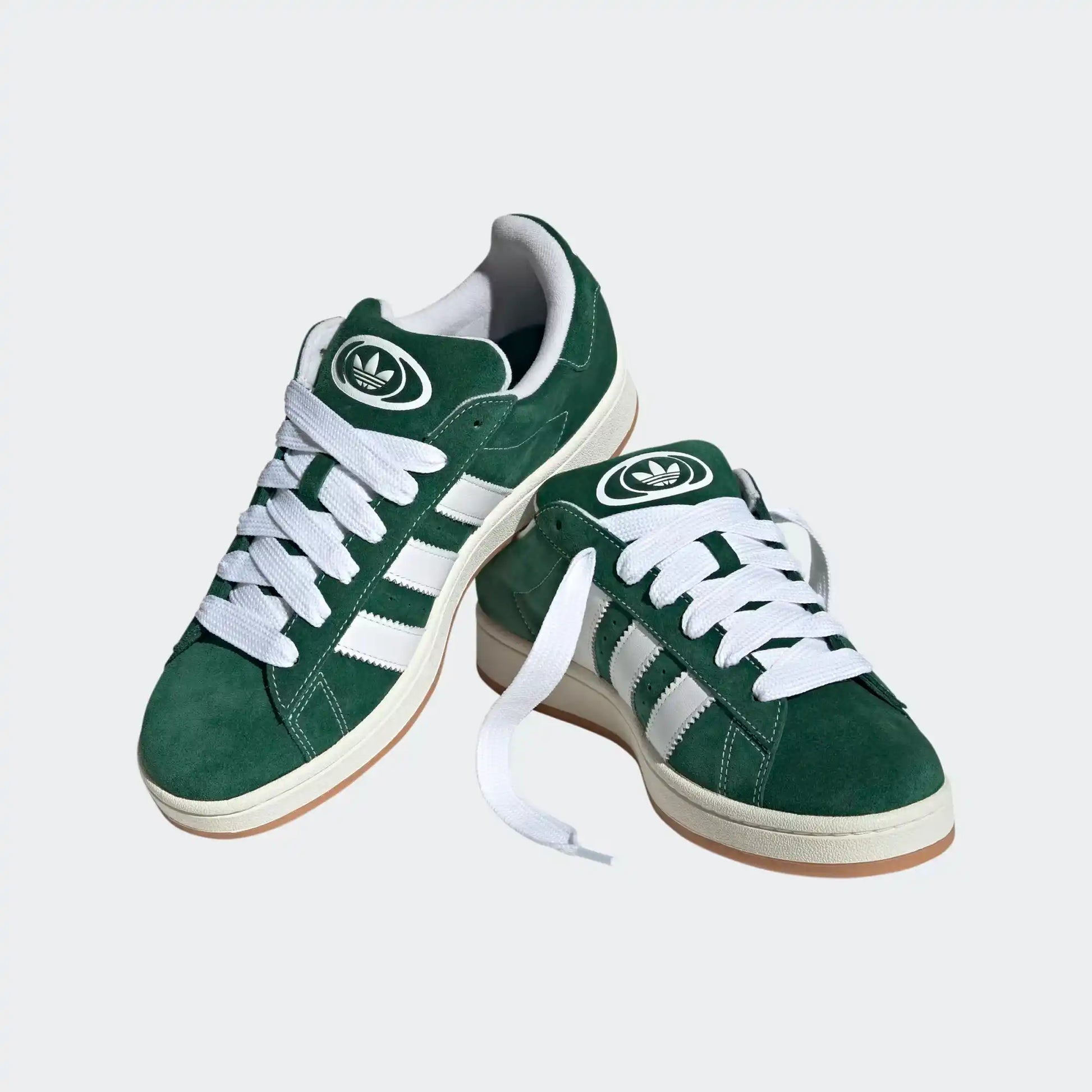 Adidas Campus 00s Dark Green Cloud White Par Visto de Frente