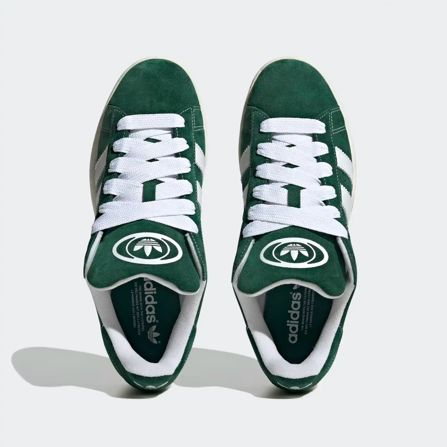 Adidas Campus 00s Dark Green Cloud White Par Visto por Cima