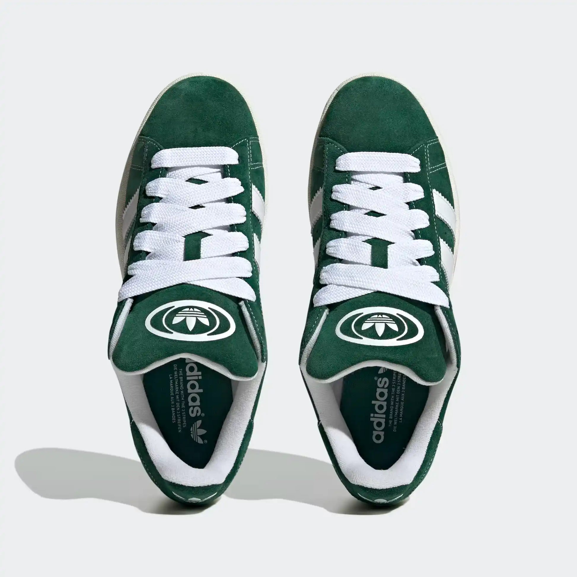 Adidas Campus 00s Dark Green Cloud White Par Visto por Cima
