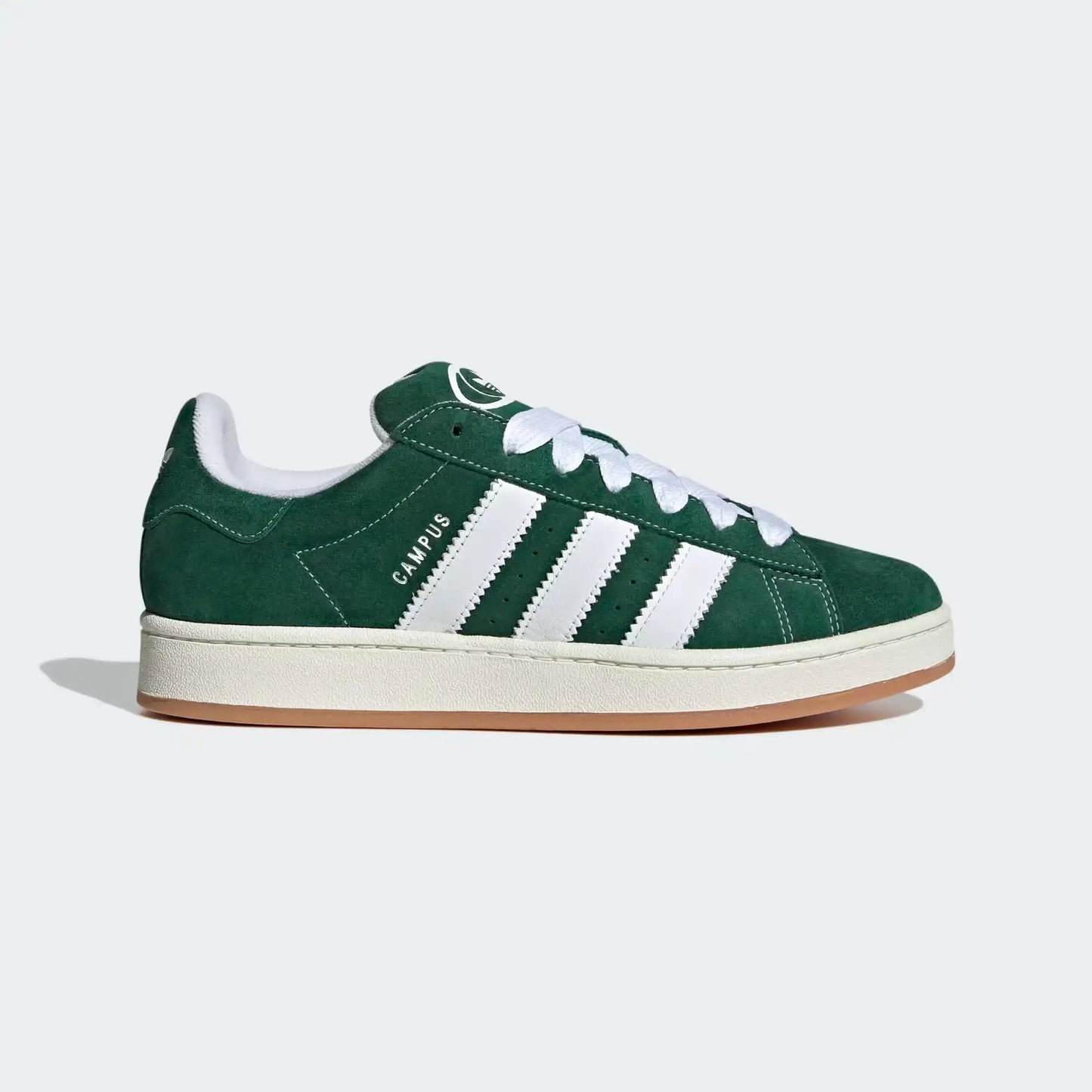 Adidas Campus 00s Dark Green Cloud White Parte Lateral Direita