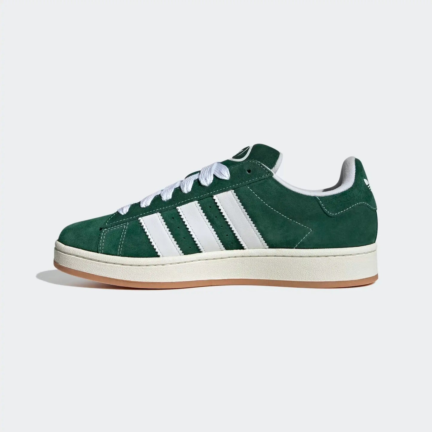 Adidas Campus 00s Dark Green Cloud White Parte Lateral Esquerda