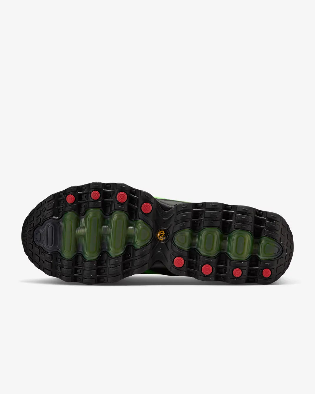 Tênis Verde Com Preto Nike Air Max Dn8 Black Green Strike Parte do Solado