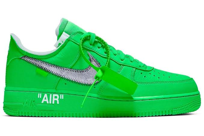 Nike Air force 1 Low Off White Light Green Spark Capa do Produto