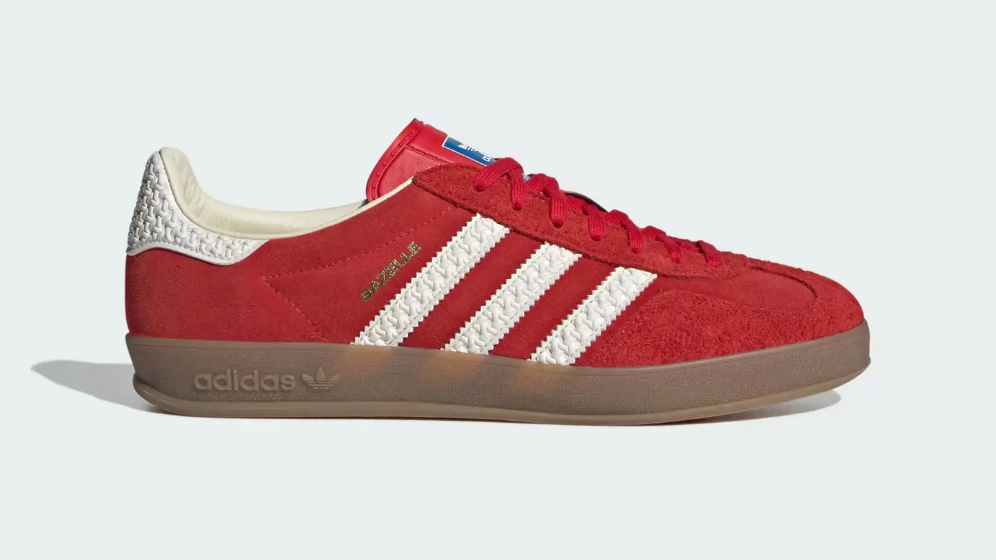 Tênis Vermelho Adidas Gazelle Indoor Red White Vermelho Capa do Produto