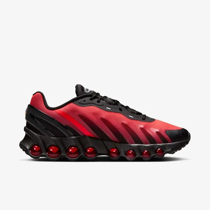 Tênis Vermelho com Preto Nike Air Max Dn8 Black Bright Crimson Parte Lateral Interna