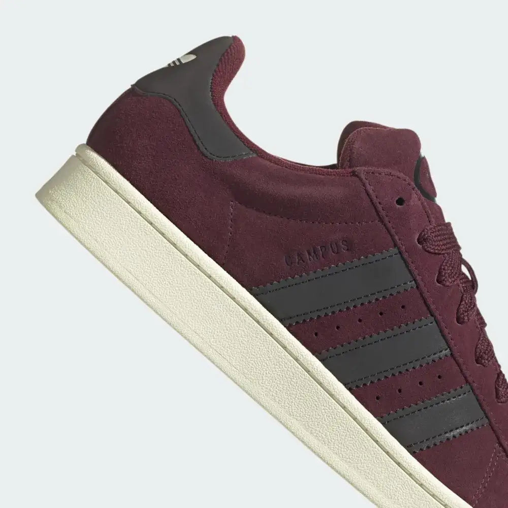 Tênis Vinho Adidas Campus 00s Wine Parte Lateral Direita em Detalhes